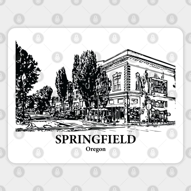 Springfield - Oregon Magnet by Lakeric